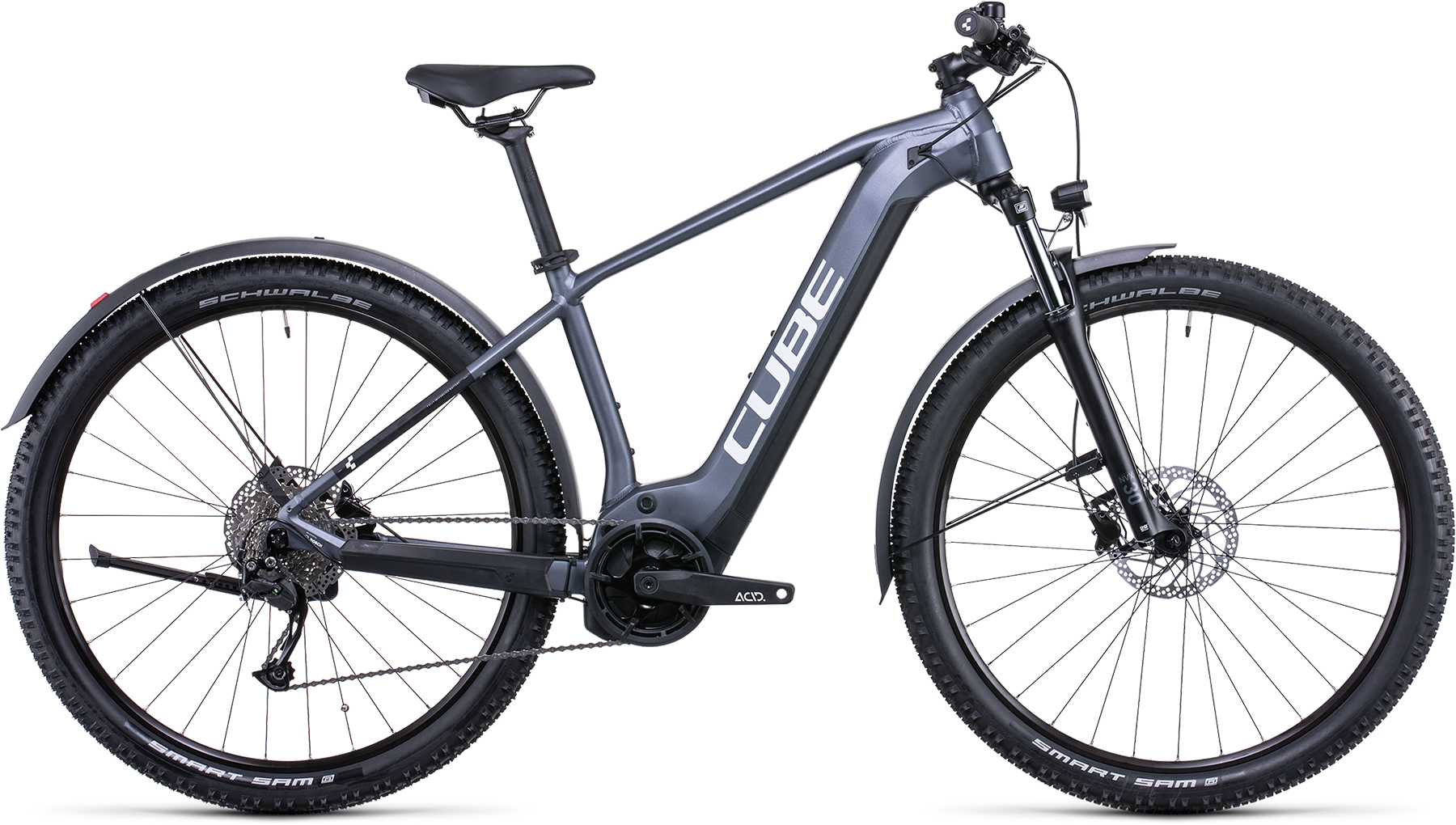 Bild von Fahrrad CUBE Reaction Hybrid Performance 500 Allroad metallicgrey´n´white (2022) E-Bikes 7