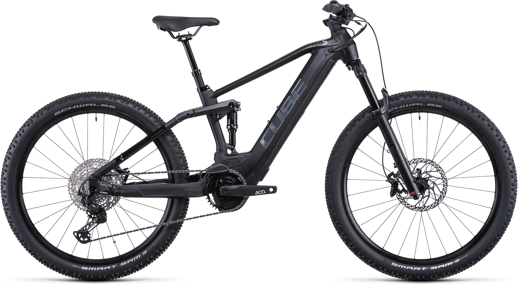 Bild von Fahrrad CUBE Stereo Hybrid 120 SL 625 27.5 black´n´metal (2022) E-Bikes