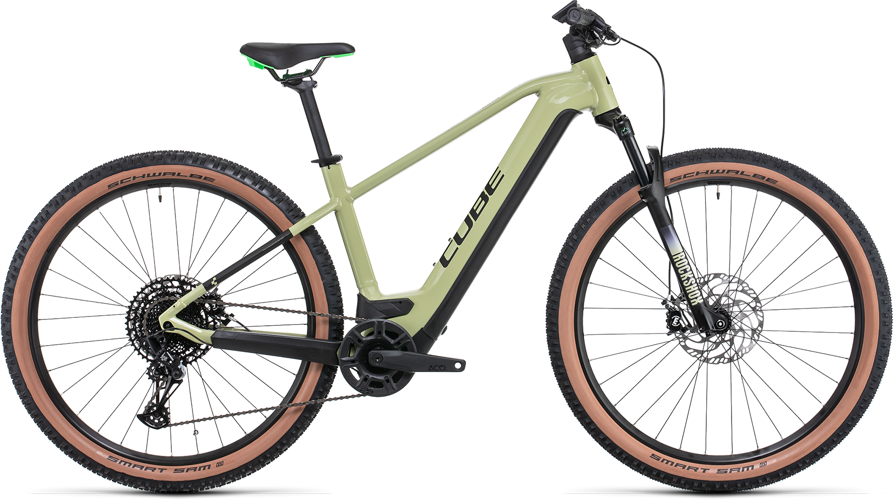 Bild von Fahrrad CUBE Reaction Hybrid EXC 750 29 green´n´flashgreen (2022) E-Bikes