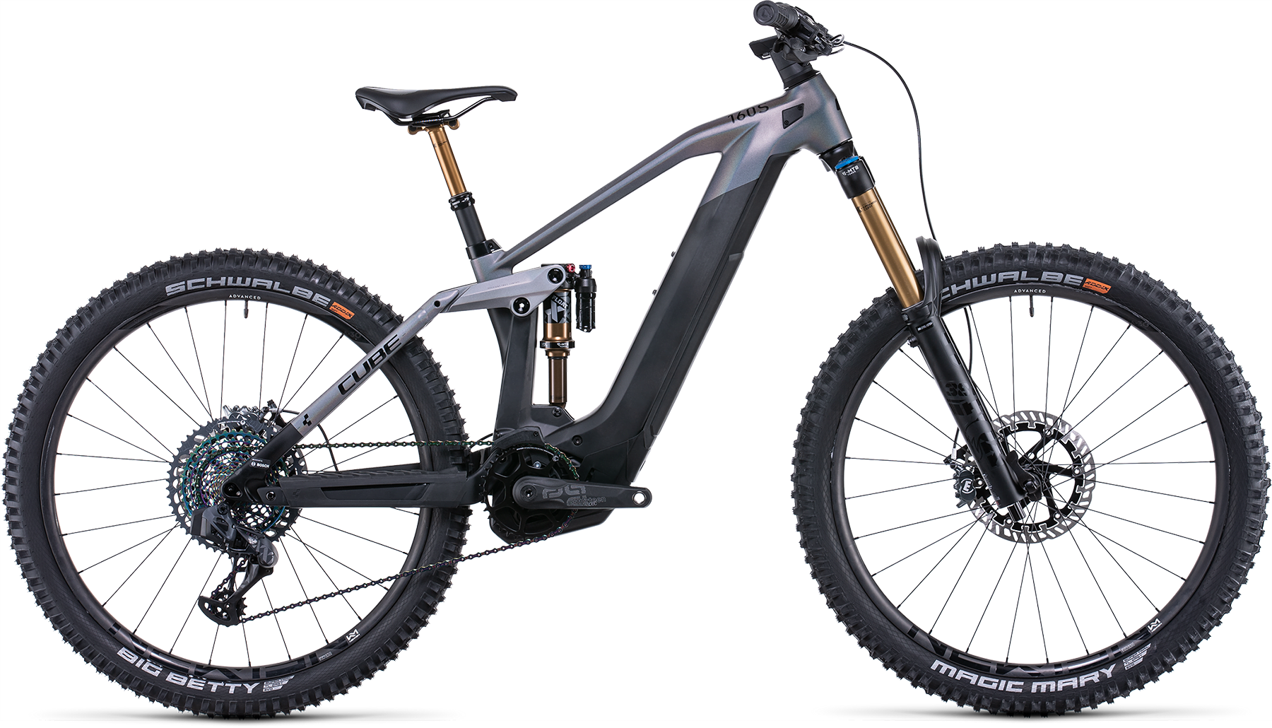 Bild von Fahrrad CUBE Stereo Hybrid 160 HPC SLT 625 27.5 prizmsilver´n´carbon (2022) E-Bikes