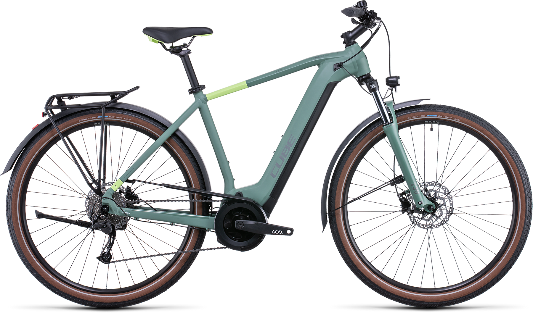 Bild von Fahrrad CUBE Touring Hybrid ONE 625 green´n´sharpgreen (2022) E-Bikes