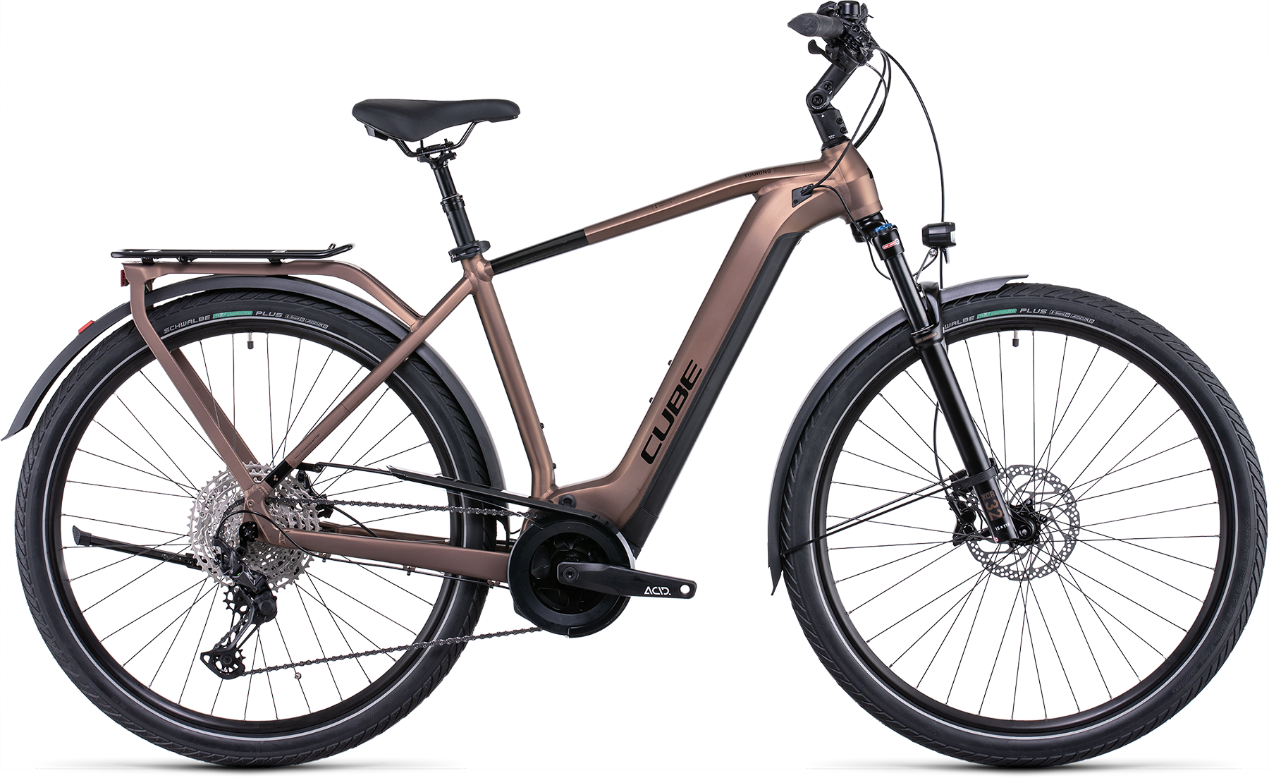 Bild von Fahrrad CUBE Touring Hybrid EXC 625 mocha´n´black (2022) E-Bikes