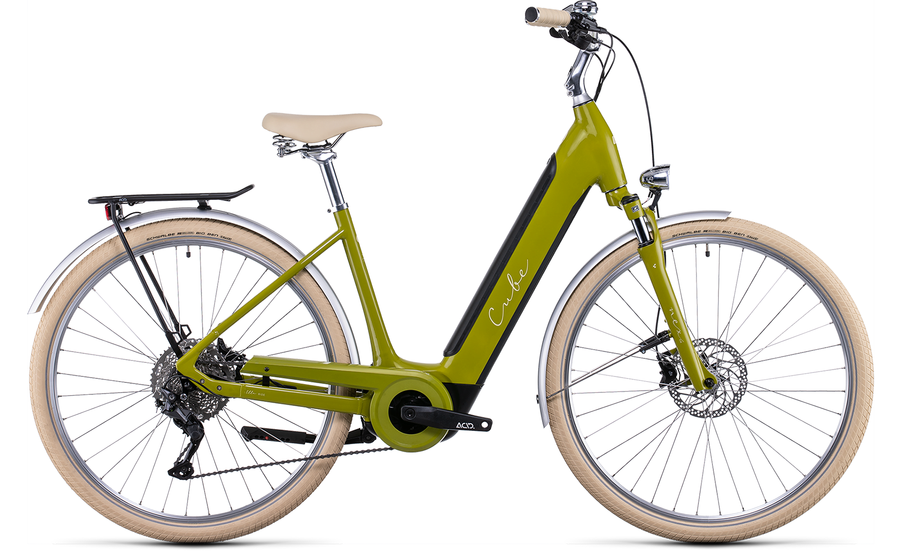 Bild von Fahrrad CUBE Ella Ride Hybrid 500 avocado´n´cream (2022) City & Tour
