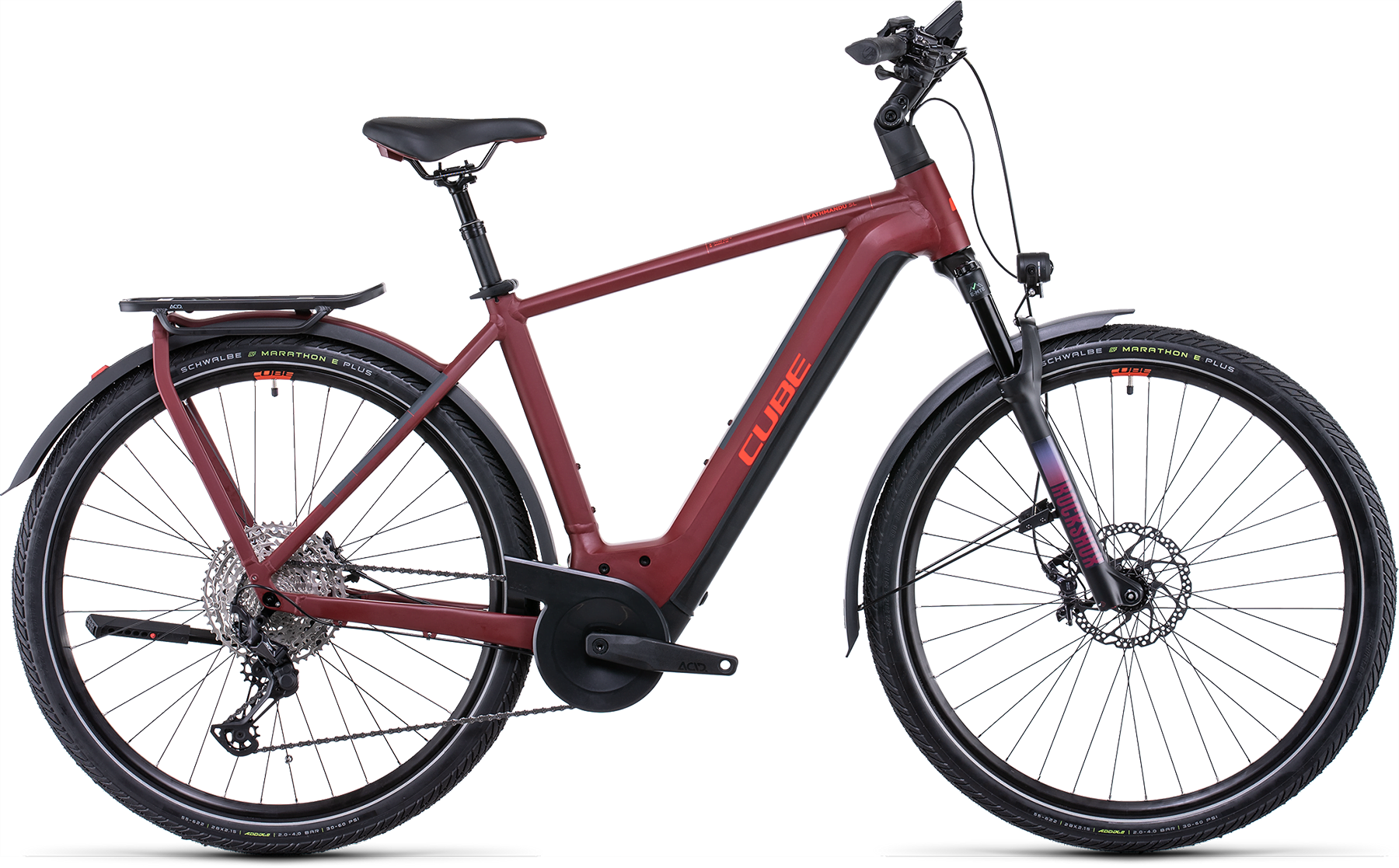 Bild von Fahrrad CUBE Kathmandu Hybrid SL 750 darkred´n´red (2022) E-Bikes