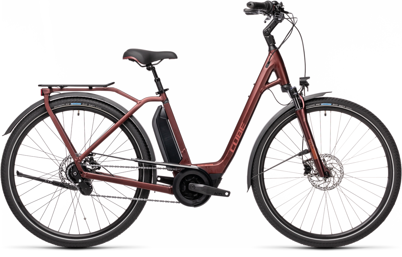 Bild von Fahrrad CUBE Town Hybrid Pro 500 red´n´red (2021) City & Tour