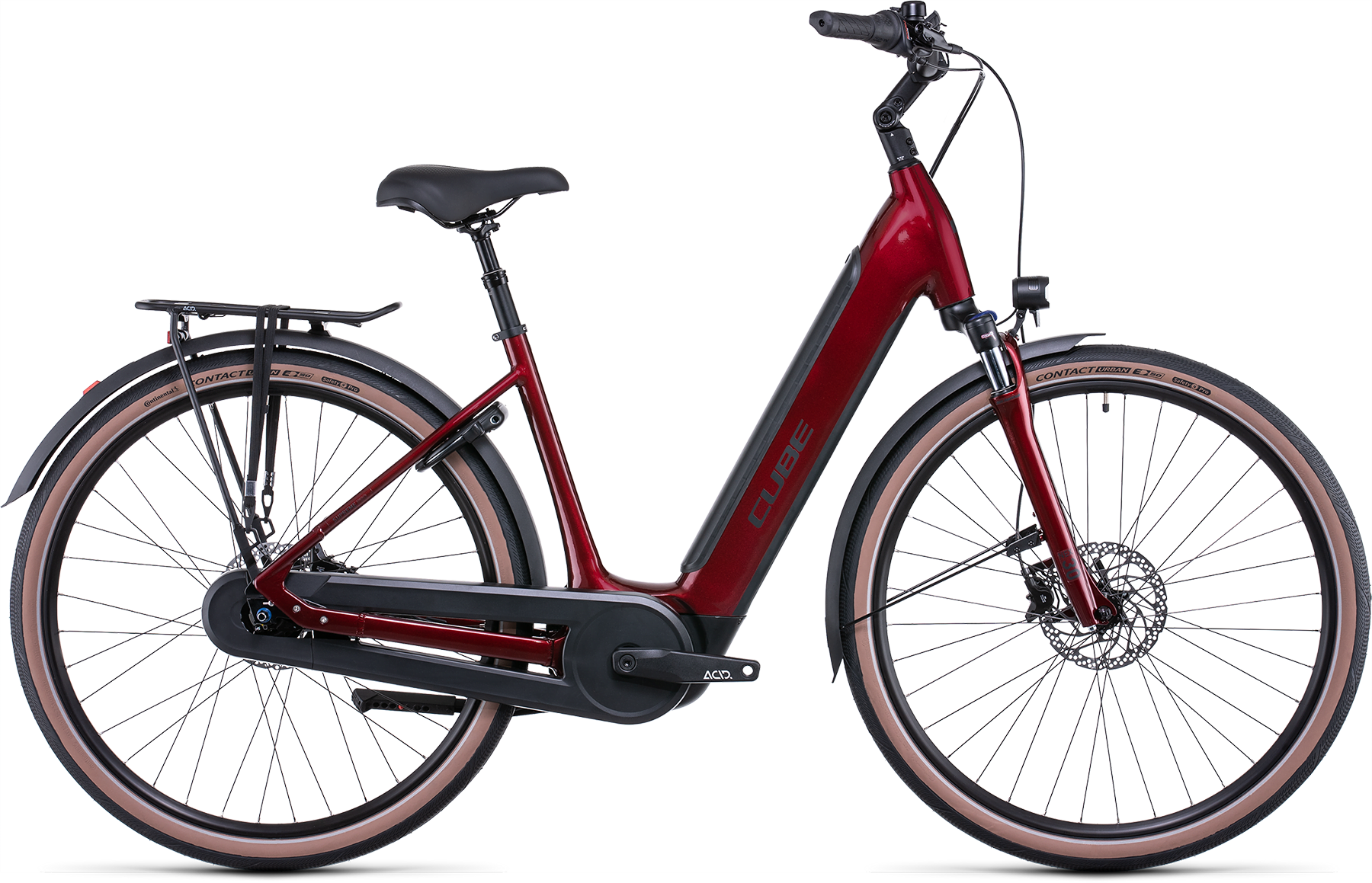 Bild von Fahrrad CUBE Supreme Hybrid Pro 625 red´n´black (2022) E-Bikes