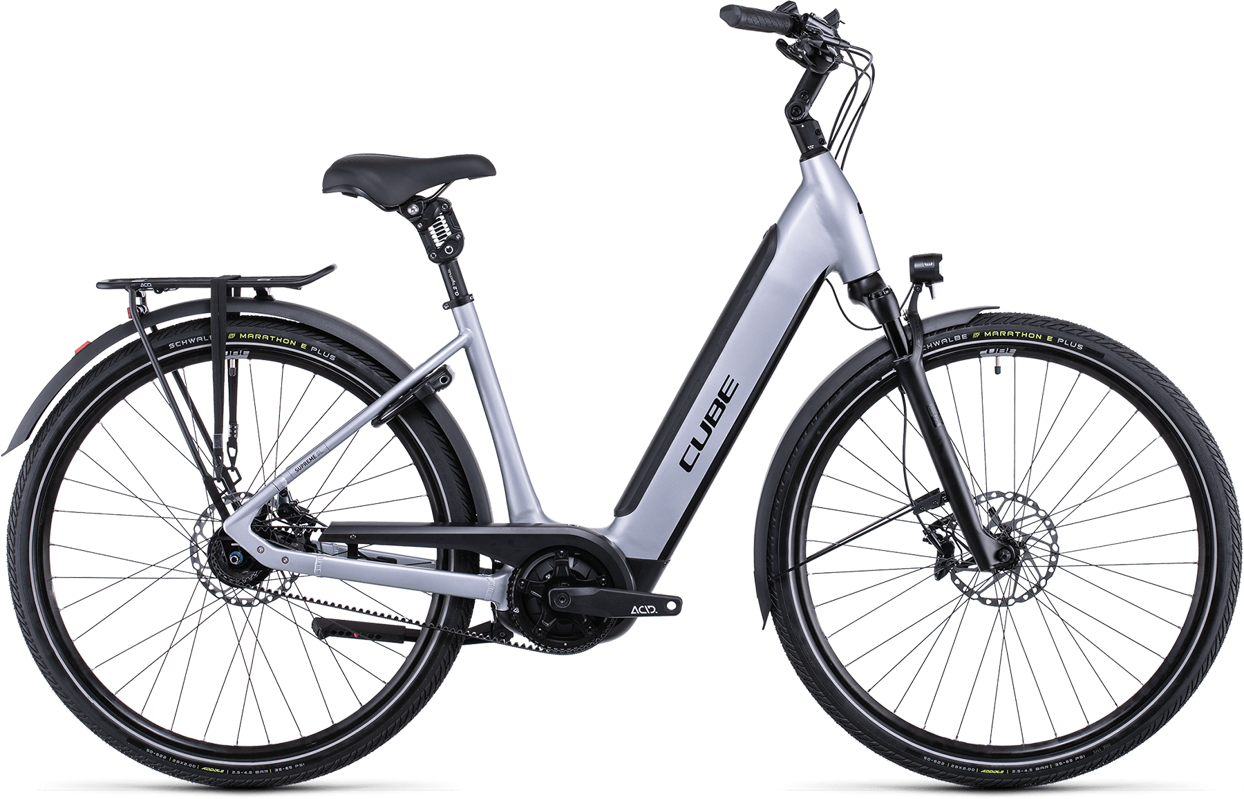 Bild von Fahrrad CUBE Supreme Hybrid SL 625 polarsilver´n´black (2022) E-Bikes