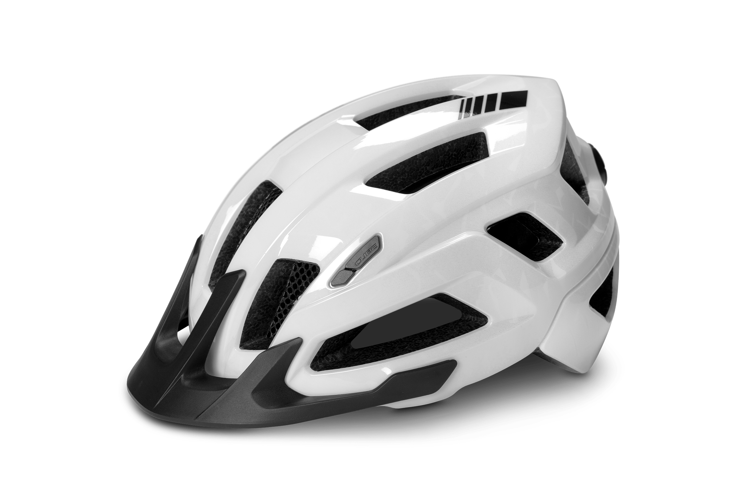 Bild von Fahrrad CUBE Helm STEEP glossy white Zubehör