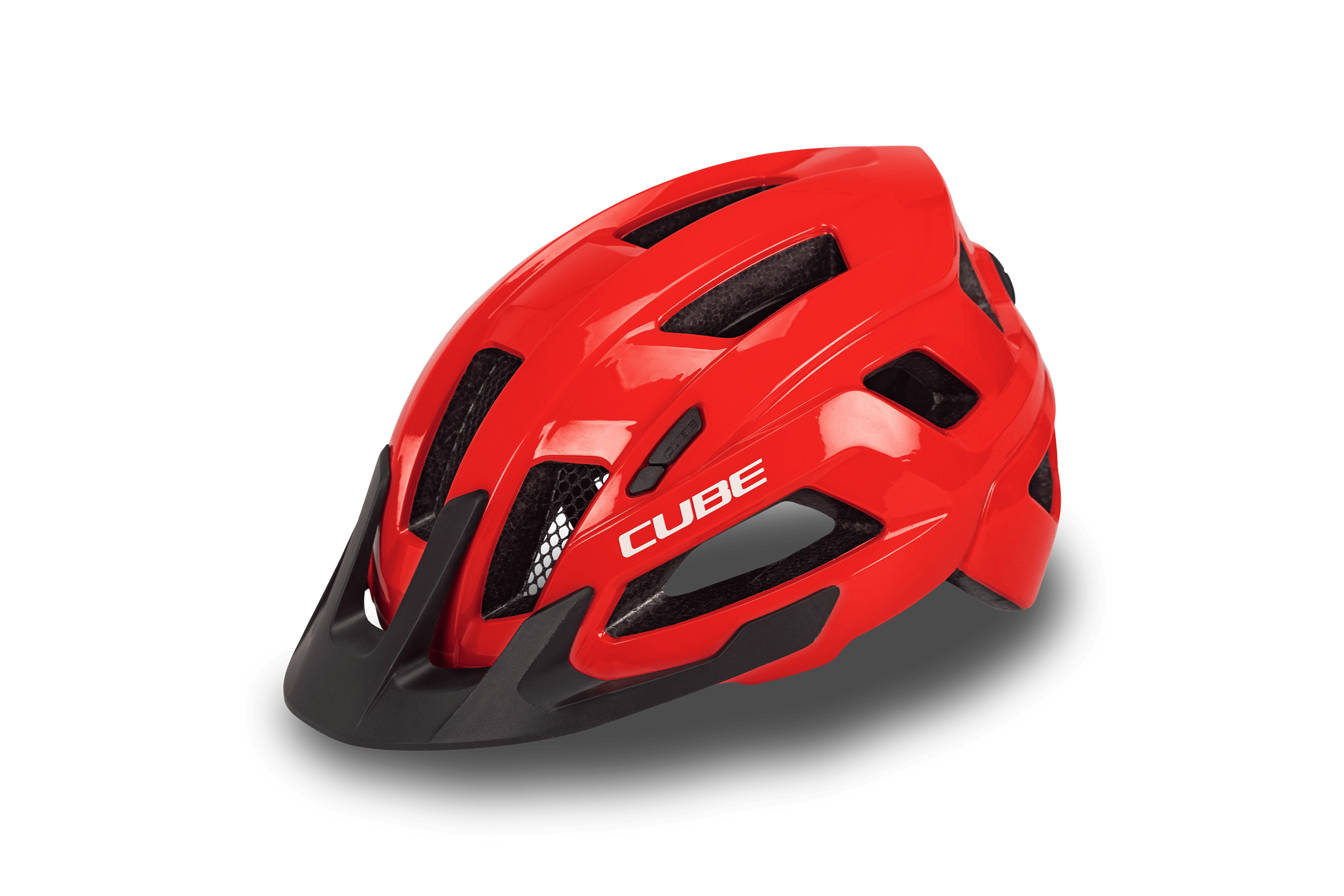 Bild von Fahrrad CUBE Helm STEEP glossy red Helme
