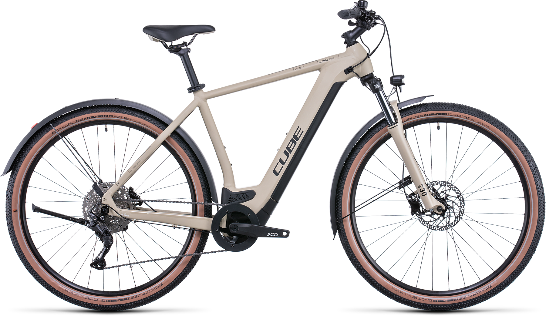 Bild von Fahrrad CUBE Nuride Hybrid Pro 625 Allroad desert´n´black (2022) E-Bikes