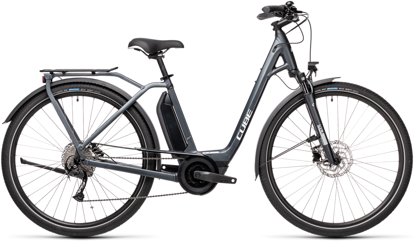 Bild von Fahrrad CUBE Town Sport Hybrid ONE 400 iridium´n´grey (2021) E-Bikes