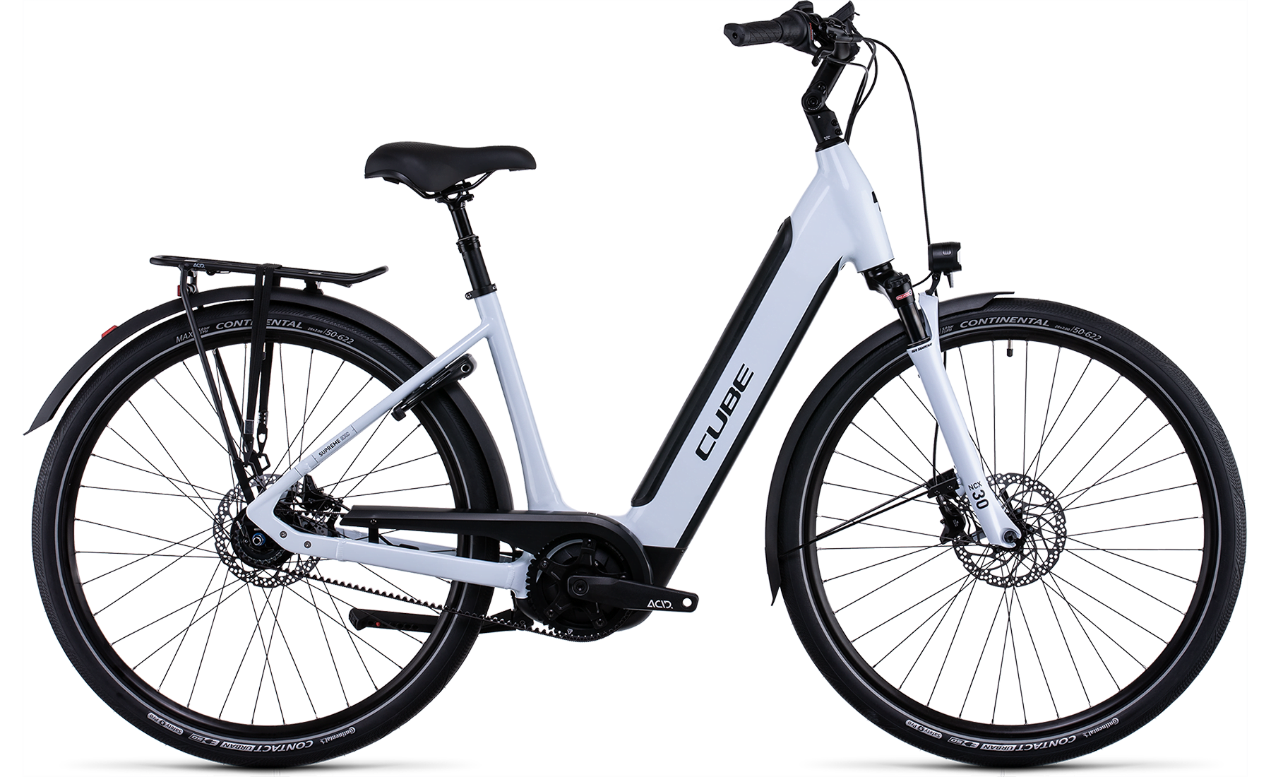 Bild von Fahrrad CUBE Supreme Hybrid EXC 625 flashwhite´n´black (2022) E-Bikes