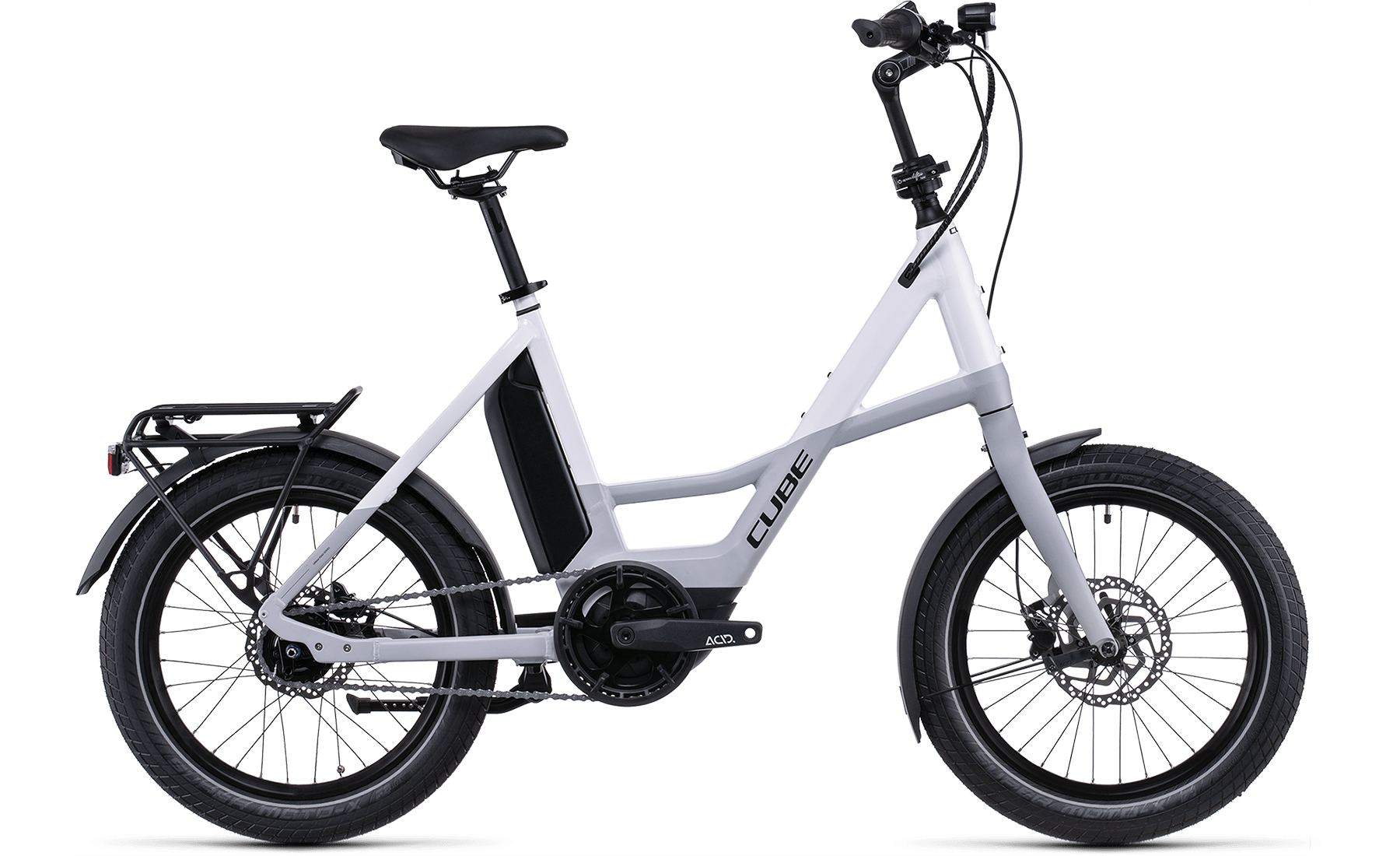 Bild von Fahrrad CUBE Compact Hybrid 500 grey´n´white (2022) Commuting