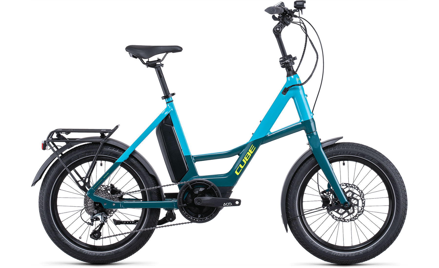 Bild von Fahrrad CUBE Compact Sport Hybrid 500 blue´n´lime (2022) Compact Hybrid