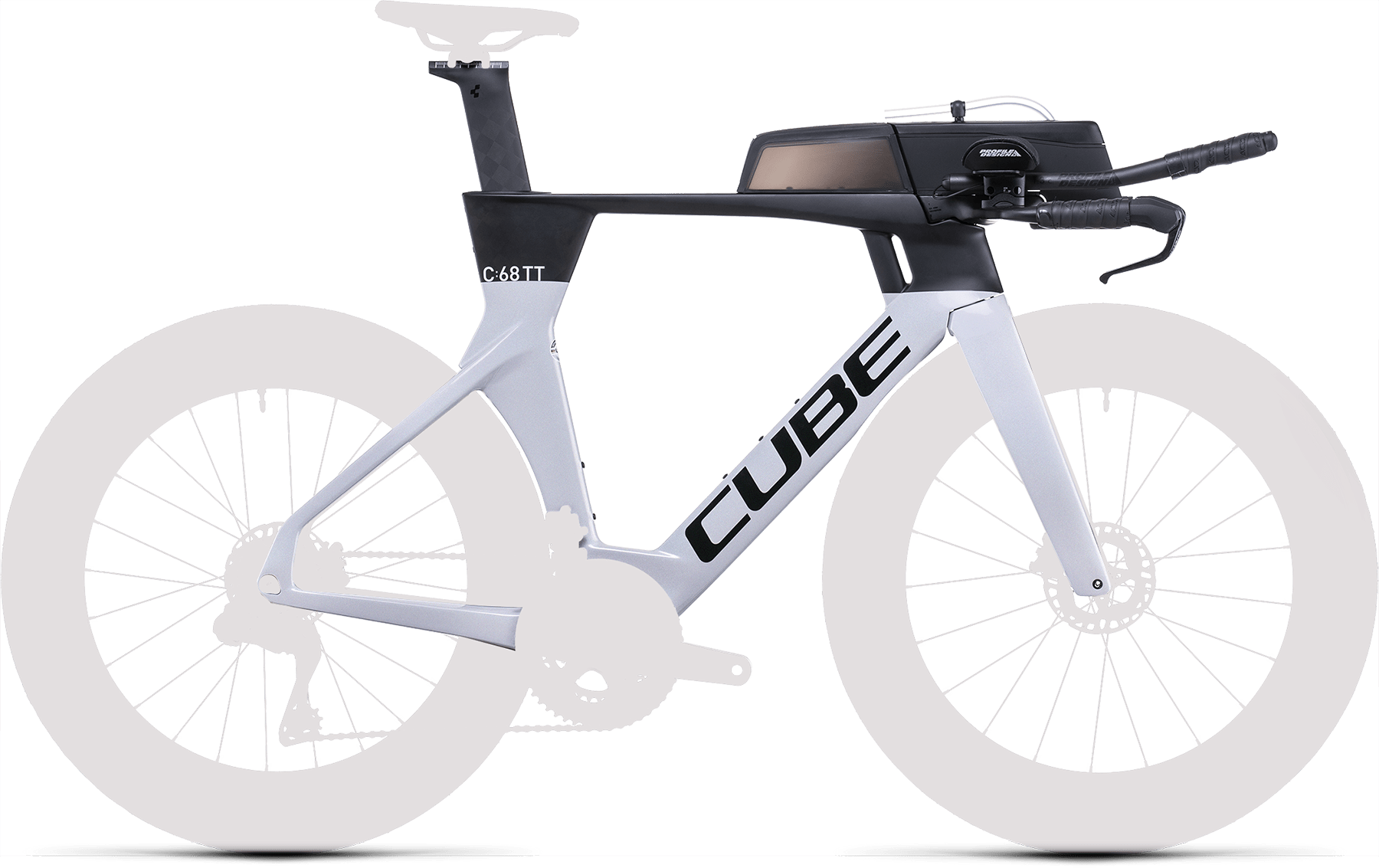 Bild von Fahrrad CUBE Aerium C:68 TT Rahmenset HIGH prismagrey´n´carbon (2022) Bikes