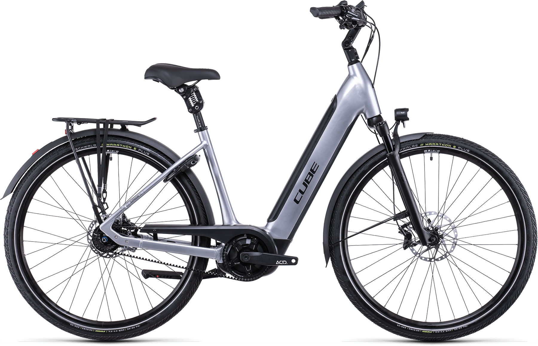 Bild von Fahrrad CUBE Supreme RT Hybrid SL 625 polarsilver´n´black (2022) E-Bikes