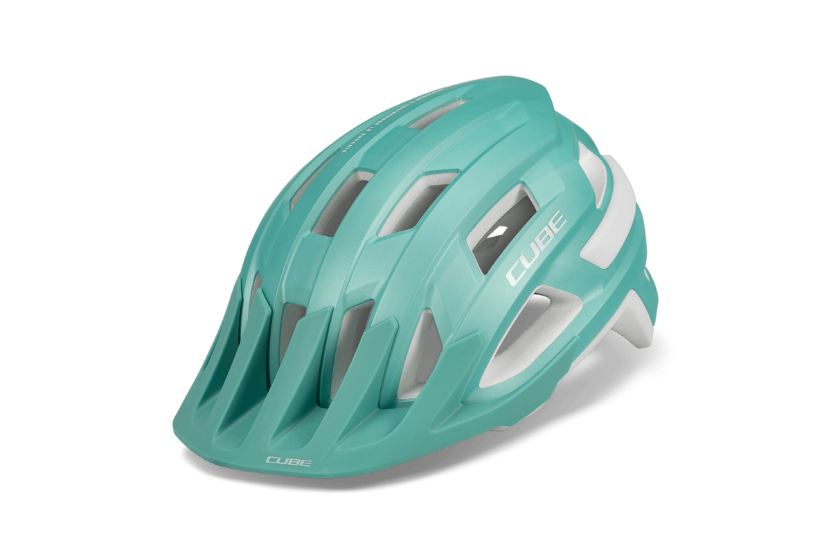 Bild von Fahrrad CUBE Helm ROOK silver mint Helme