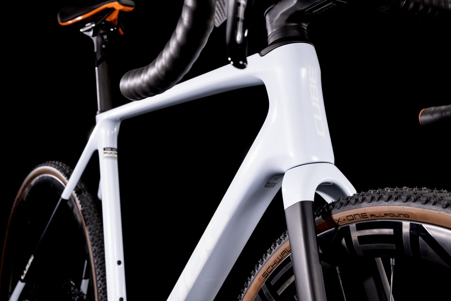 Bild von Fahrrad CUBE Cross Race C:68X SLT frostwhite´n´orange (2022) CUBE Bikes 7