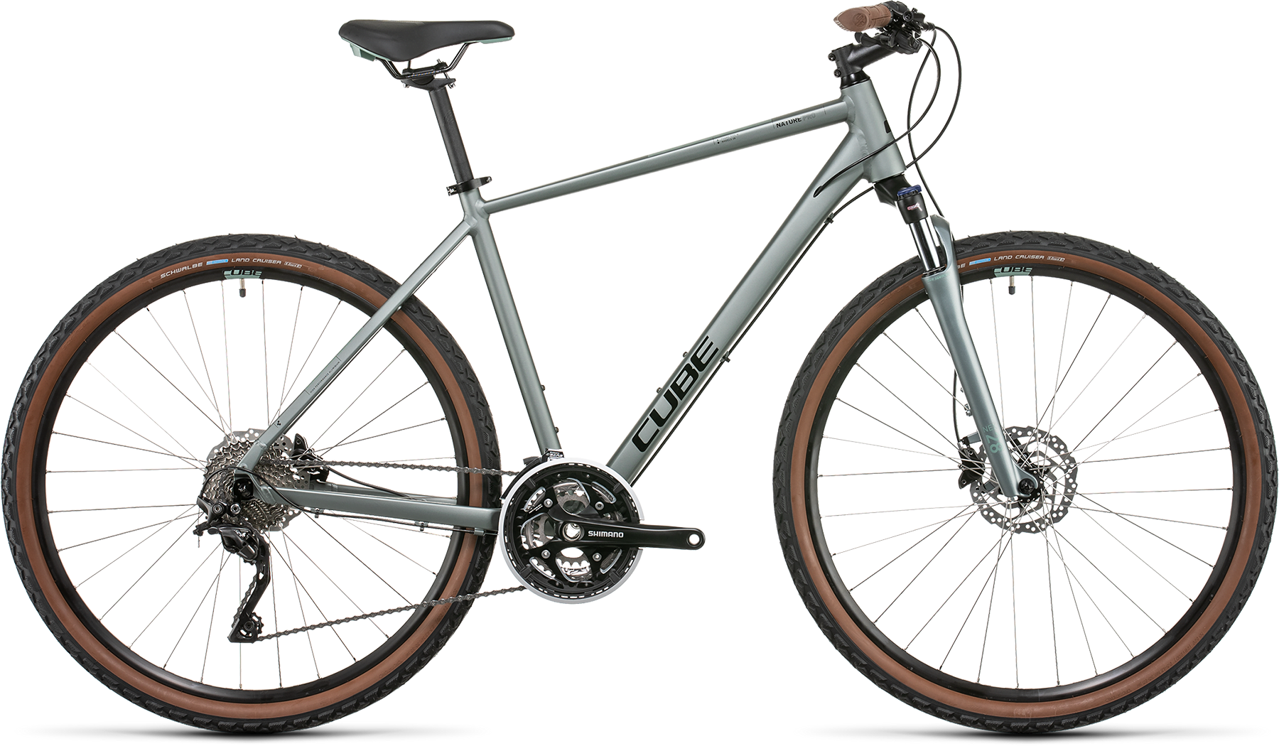 Bild von Fahrrad CUBE Nature Pro silvergreen´n´black (2022) CUBE Bikes 6