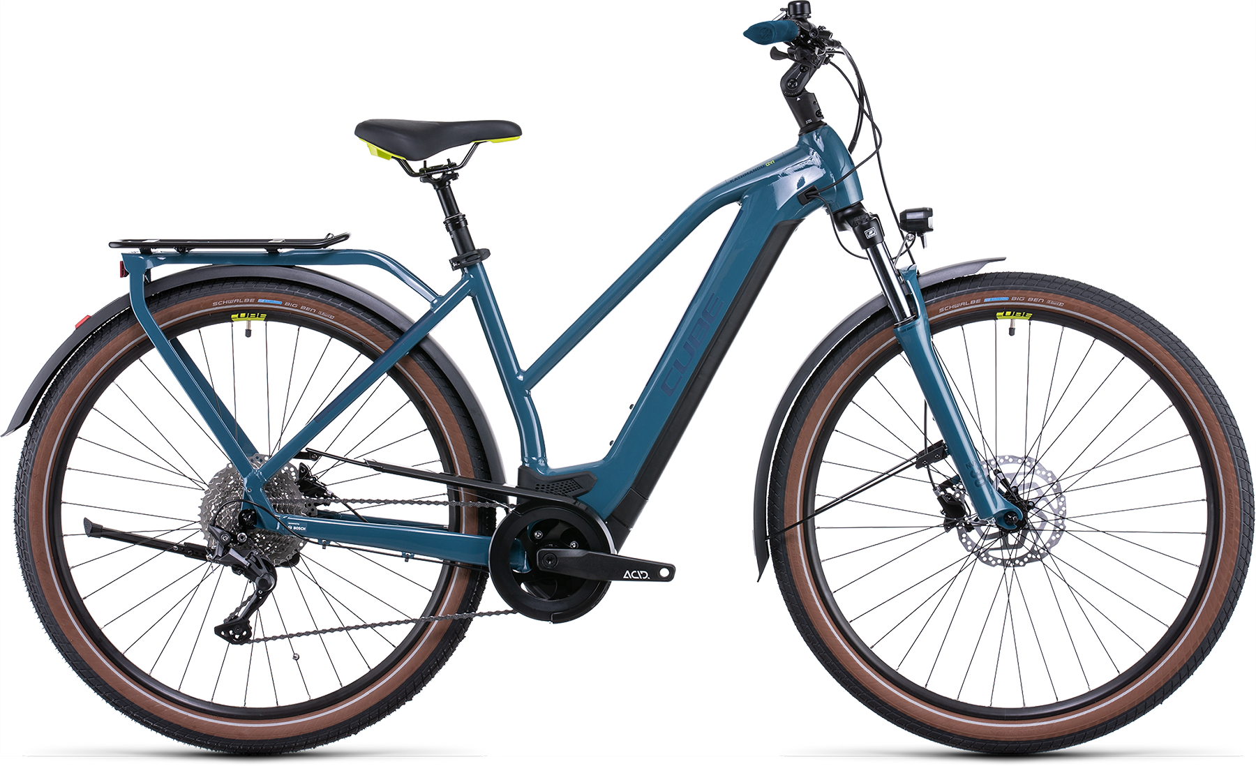 Bild von Fahrrad CUBE Kathmandu Hybrid ONE 500 teal´n´lime (2022) CUBE City & Tour E-Bikes 9