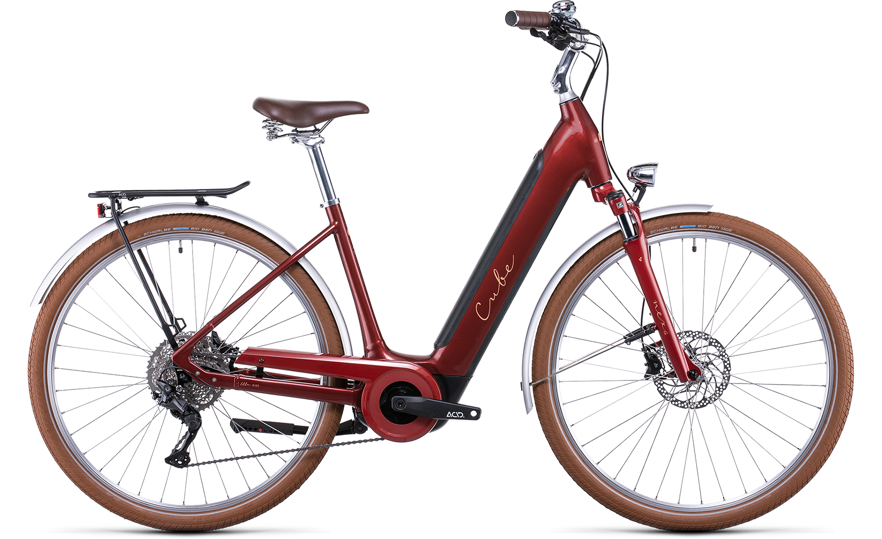 Bild von Fahrrad CUBE Ella Ride Hybrid 500 auburn´n´salmon (2022) CUBE City & Tour E-Bikes 4