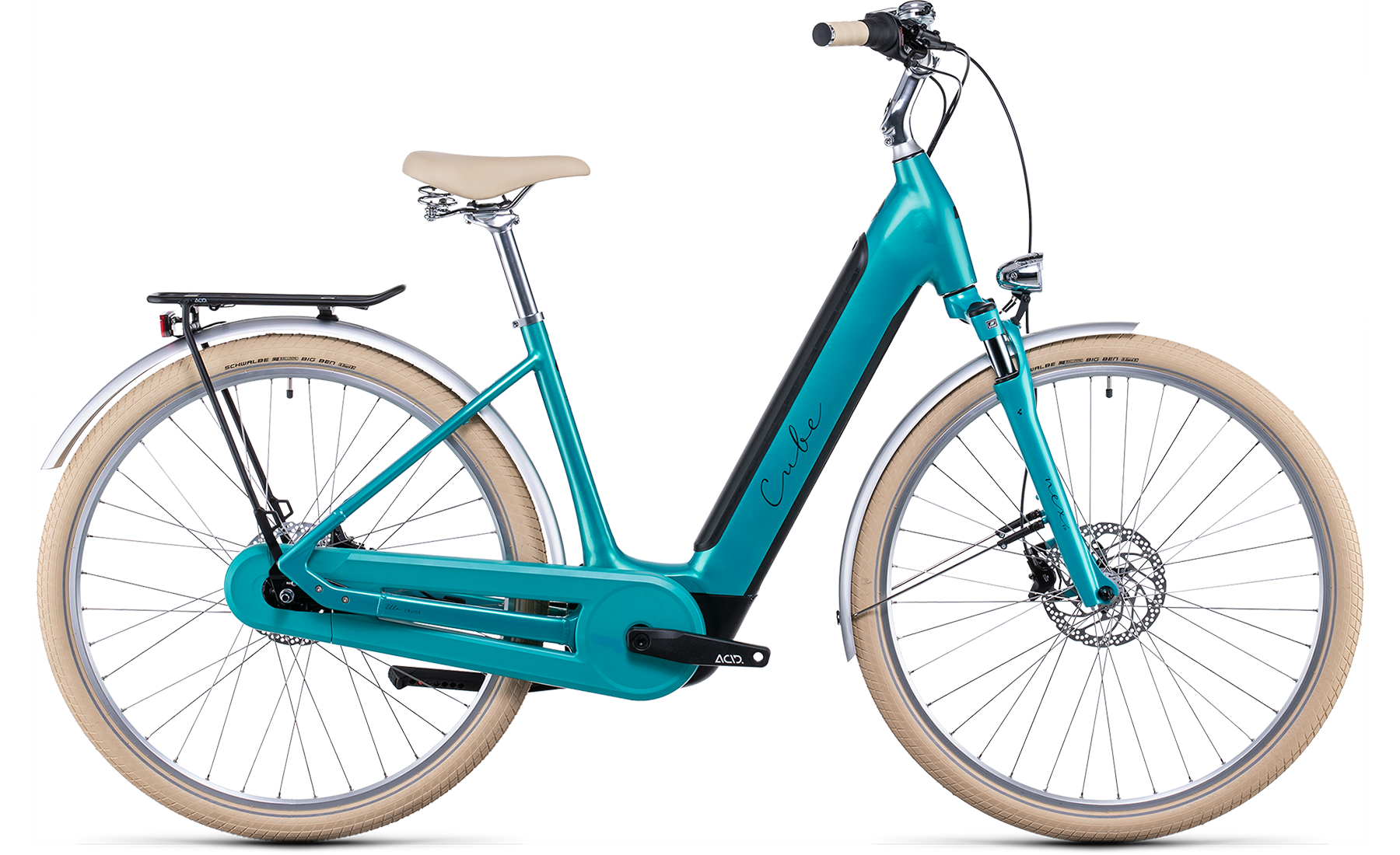 Bild von Fahrrad CUBE Ella Cruise Hybrid 500 aquamarine´n´black (2022) CUBE City & Tour E-Bikes 4