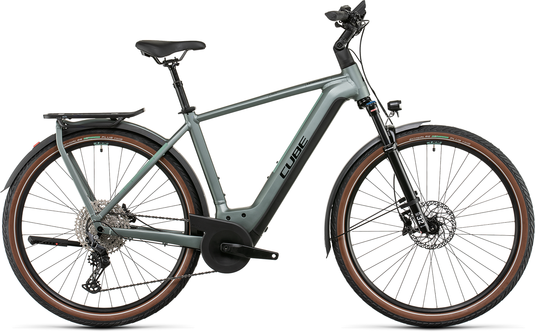Bild von Fahrrad CUBE Kathmandu Hybrid EXC 750 silvergreen´n´black (2022) CUBE City & Tour E-Bikes 9