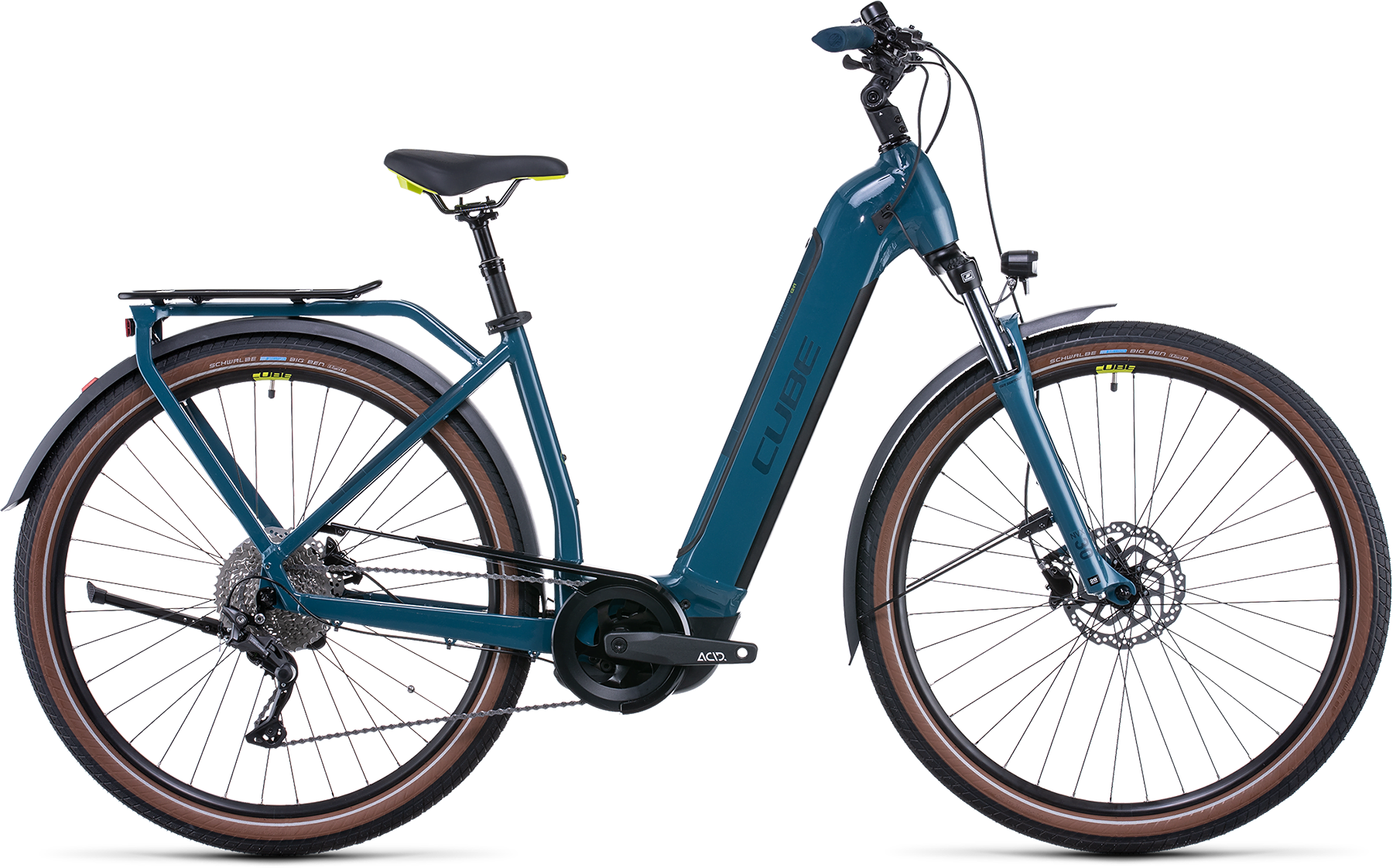 Bild von Fahrrad CUBE Kathmandu Hybrid ONE 500 teal´n´lime (2022) CUBE City & Tour E-Bikes 8