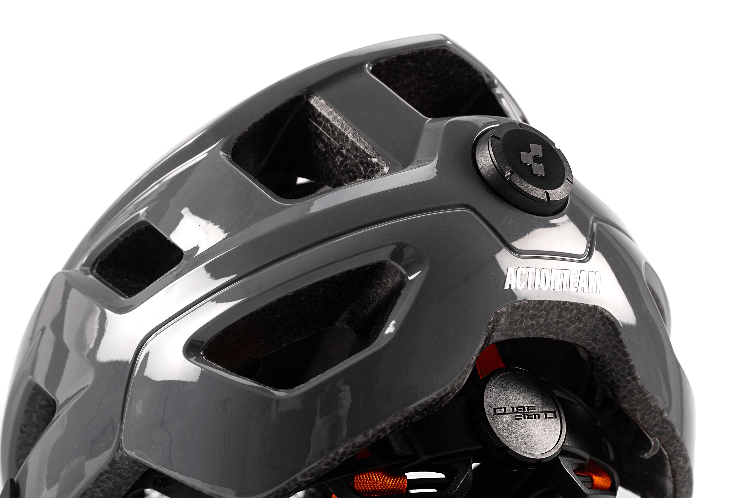 Bild von Fahrrad CUBE Helm STEEP X Actionteam glossy grey´n´orange All Terrain 6