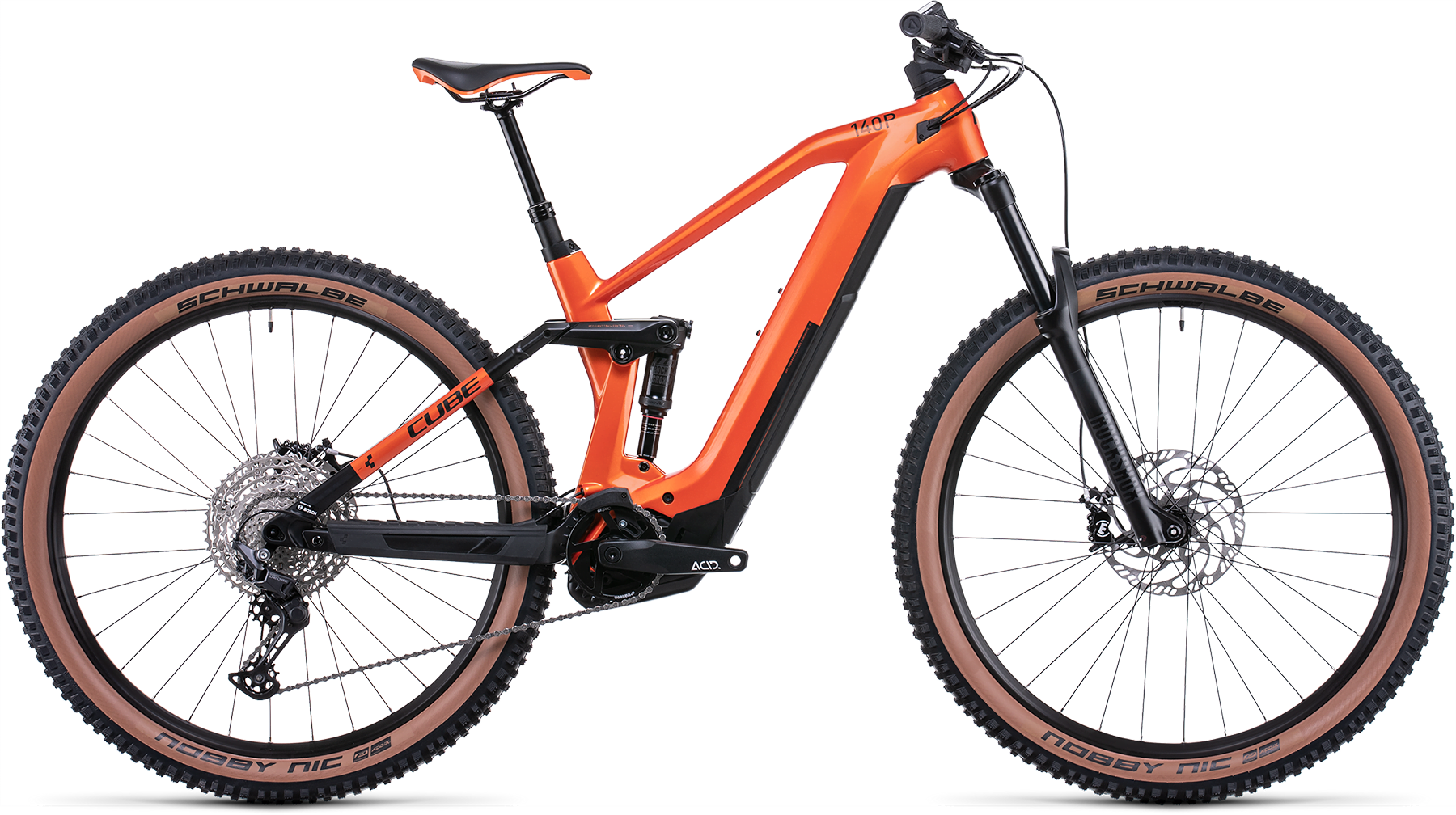 Bild von Fahrrad CUBE Stereo Hybrid 140 HPC Pro 625 sparkorange´n´black (2022) E-Bikes