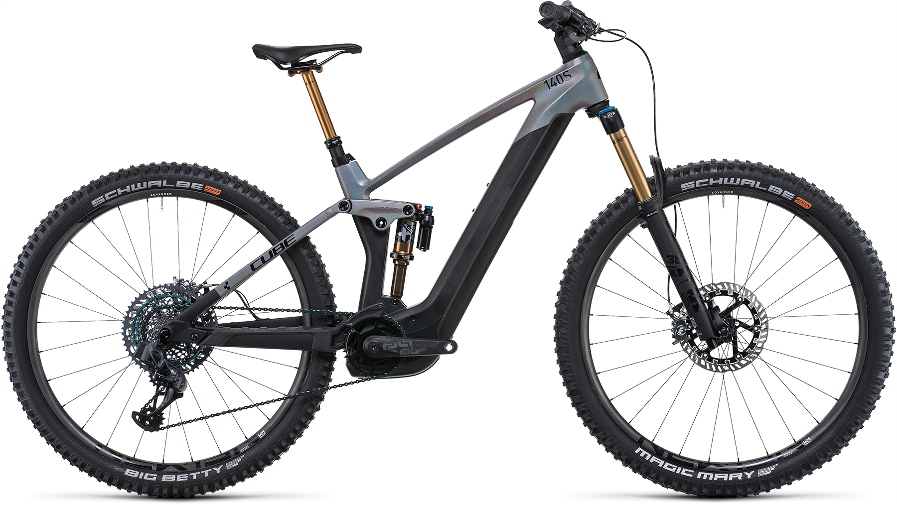 Bild von Fahrrad CUBE Stereo Hybrid 140 HPC SLT 750 29 prizmsilver´n´carbon (2022) E-Bikes