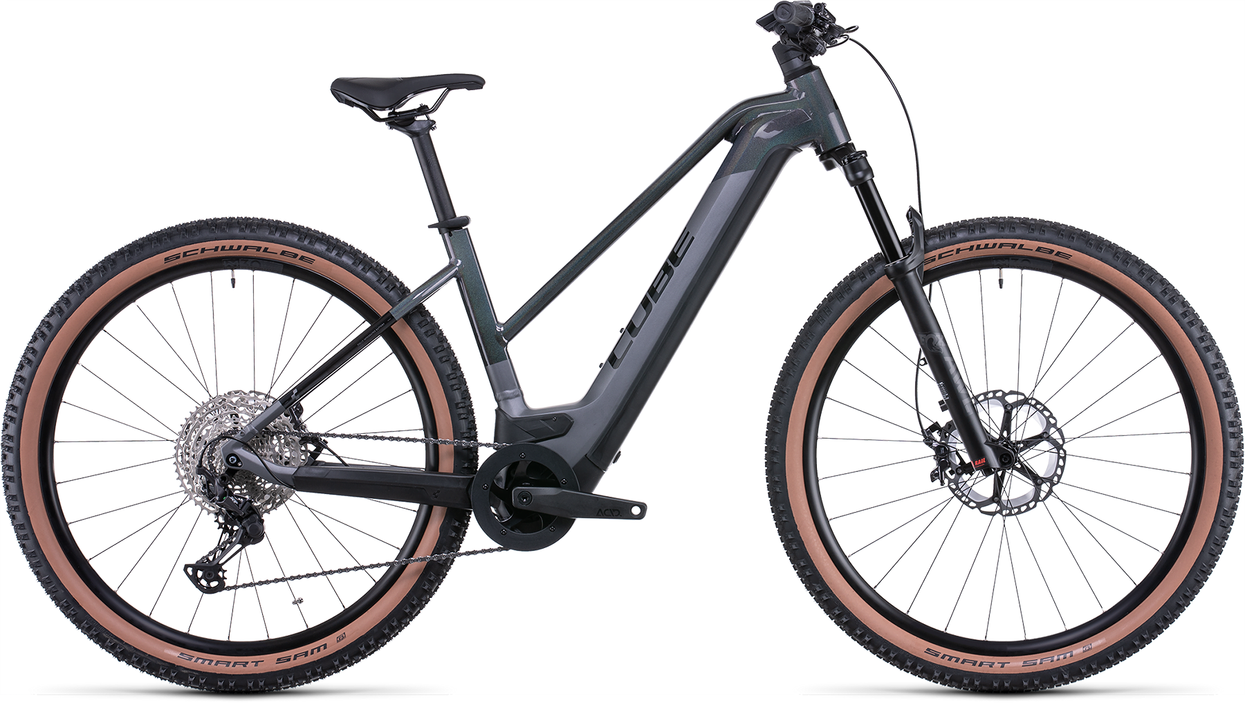 Bild von Fahrrad CUBE Reaction Hybrid SLT 750 29 prizmblack´n´black Trapeze (2022) E-Bikes