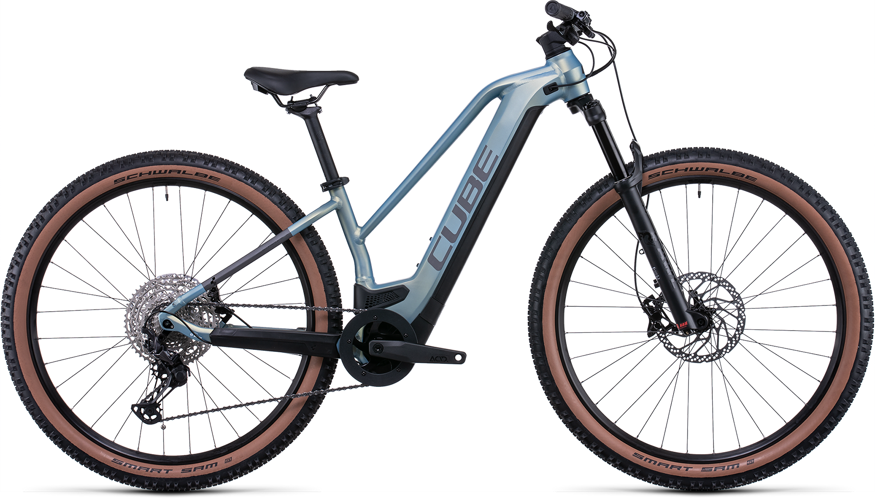 Bild von Fahrrad CUBE Reaction Hybrid SL 625 29 sagemetallic´n´silver Trapeze (2022) E-Bikes