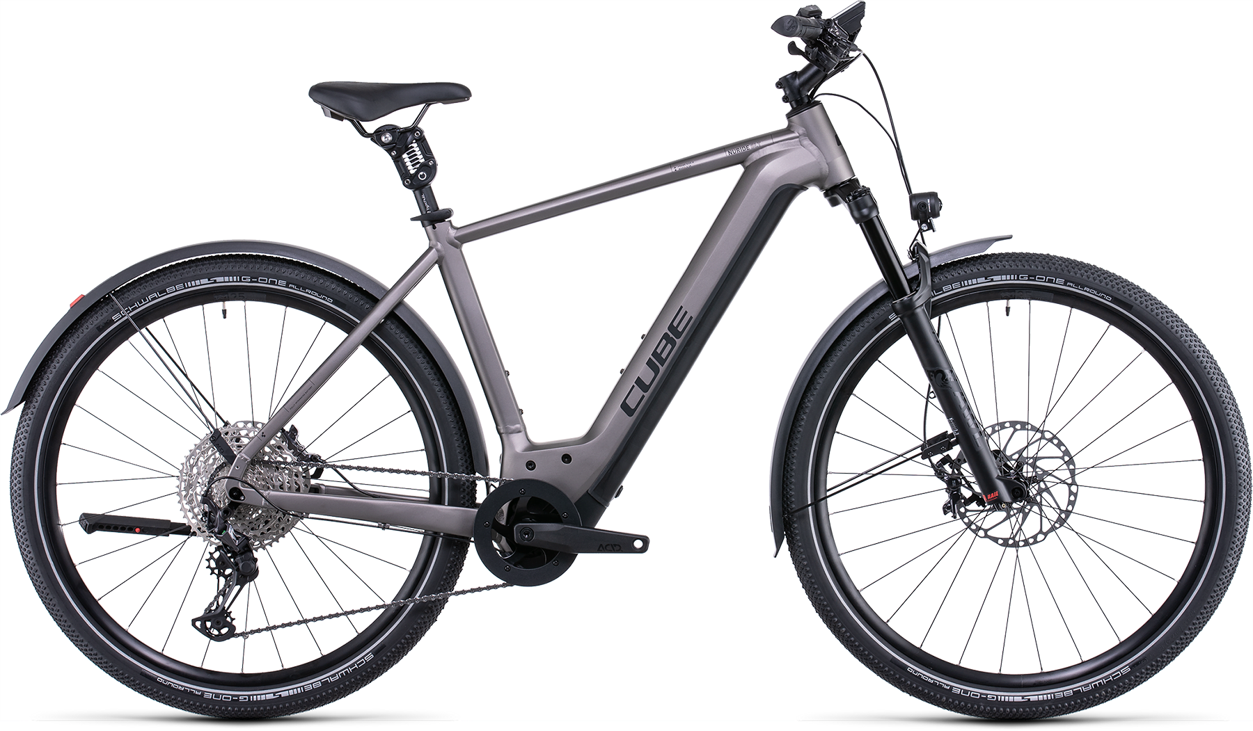 Bild von Fahrrad CUBE Nuride Hybrid SLT 750 Allroad teak´n´grey (2022) CUBE City & Tour E-Bikes