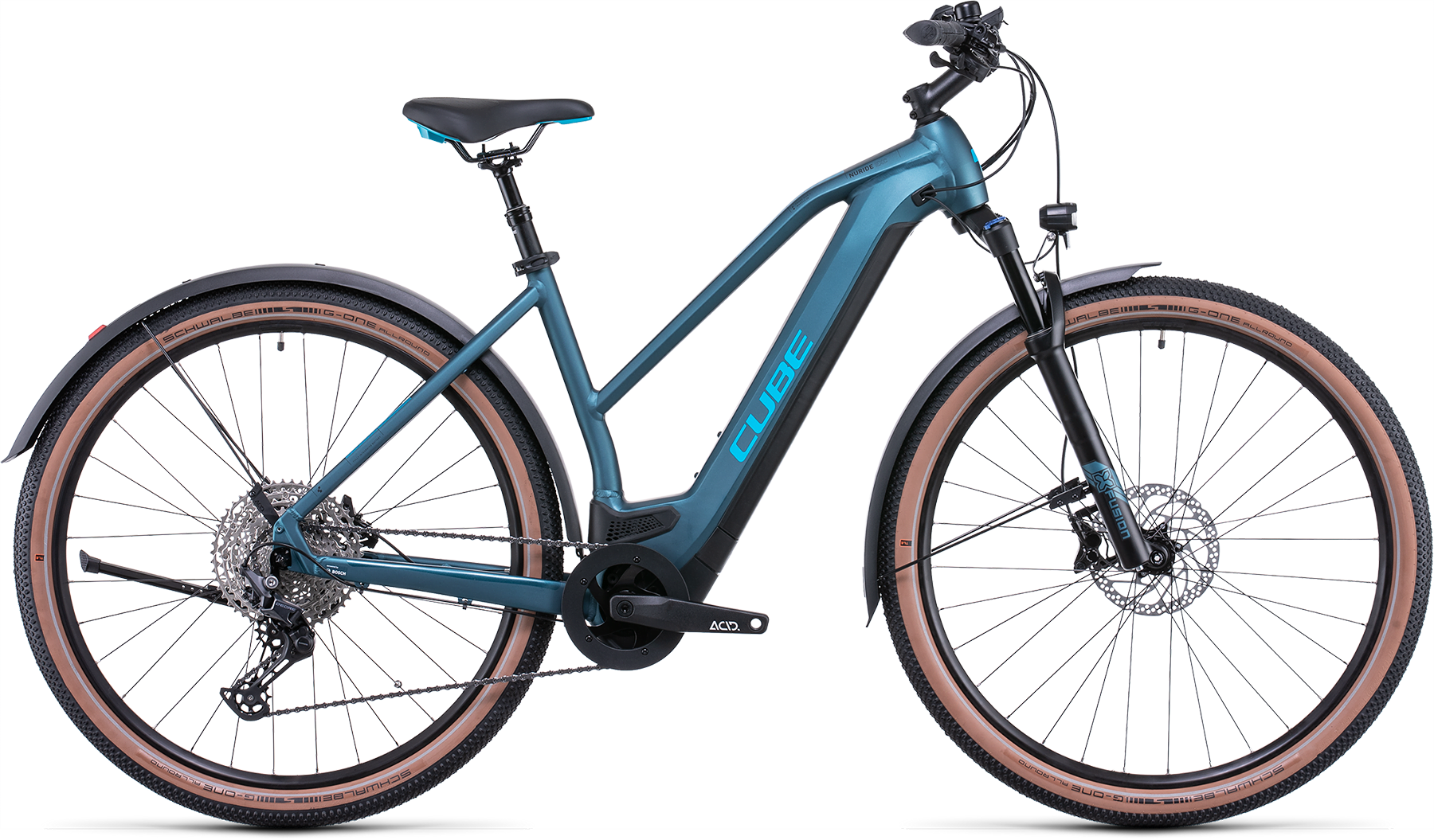 Bild von Fahrrad CUBE Nuride Hybrid EXC 625 Allroad blue´n´blue Trapeze (2022) CUBE City & Tour E-Bikes