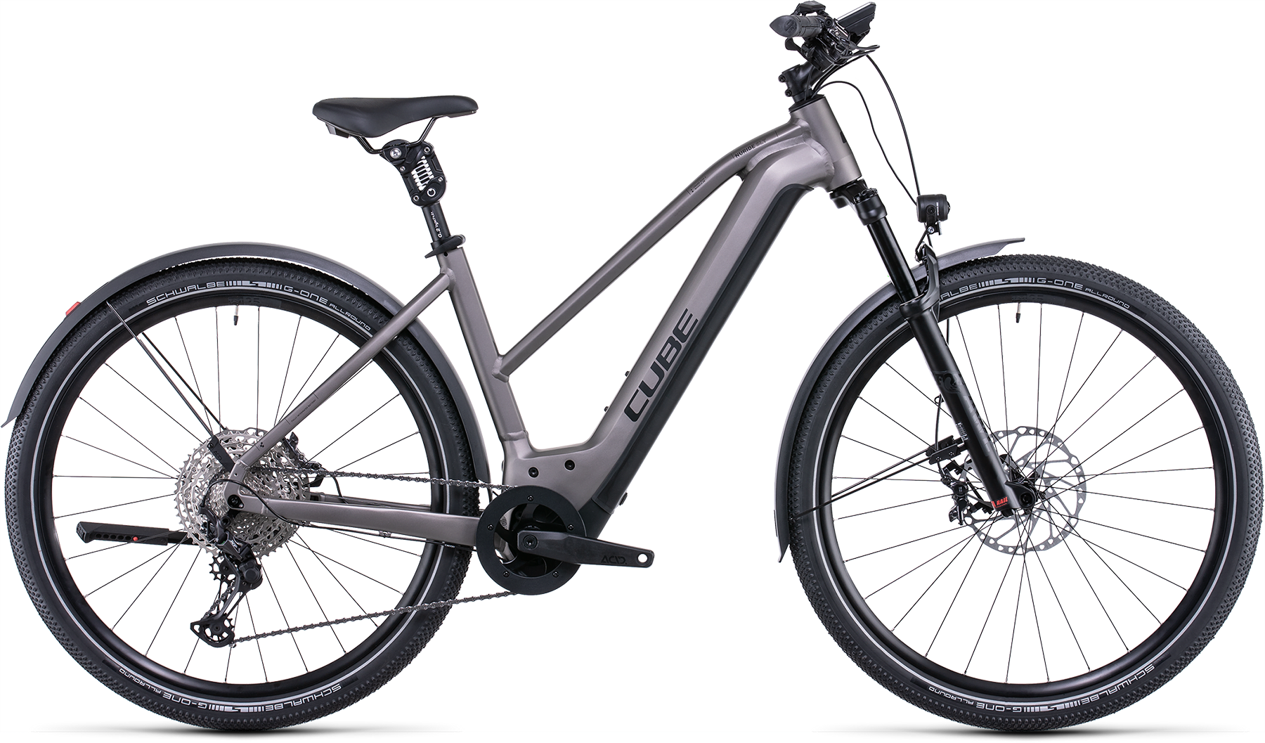 Bild von Fahrrad CUBE Nuride Hybrid SLT 750 Allroad teak´n´grey Trapeze (2022) CUBE City & Tour E-Bikes