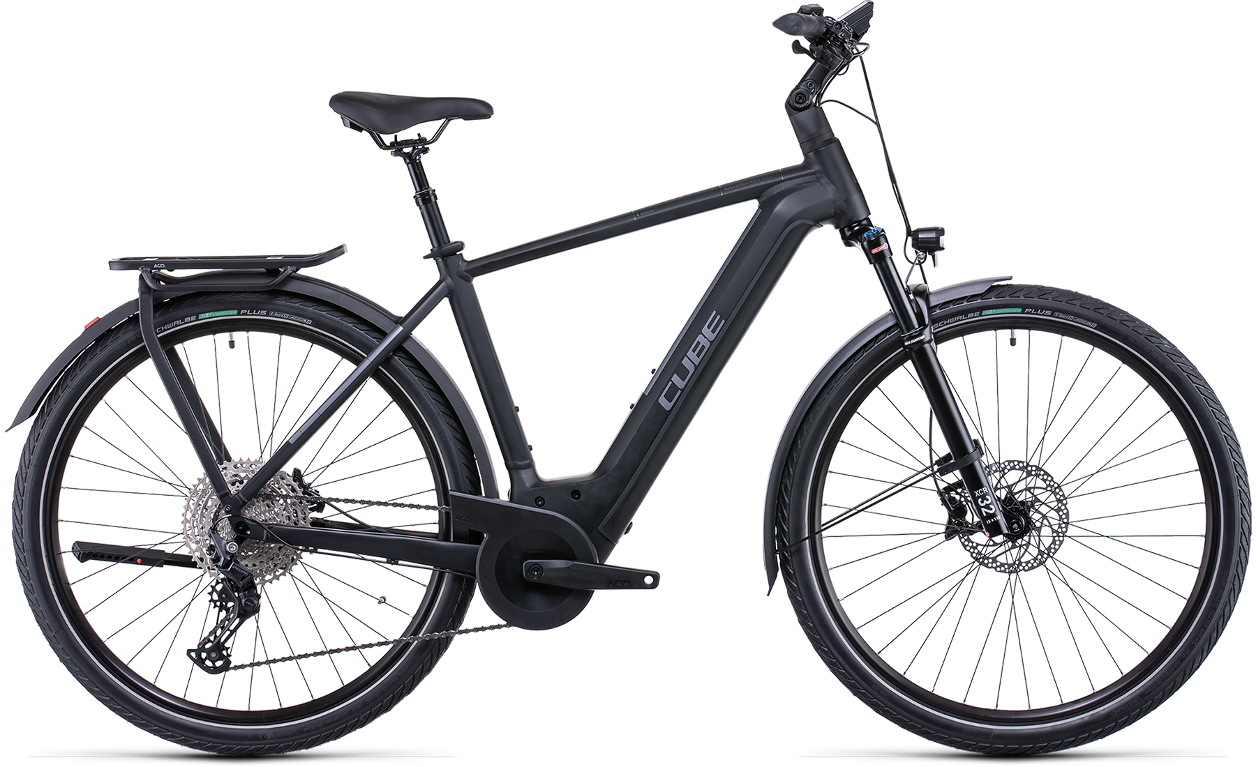 Bild von Fahrrad CUBE Kathmandu Hybrid EXC 750 black´n´silver (2022) CUBE City & Tour E-Bikes