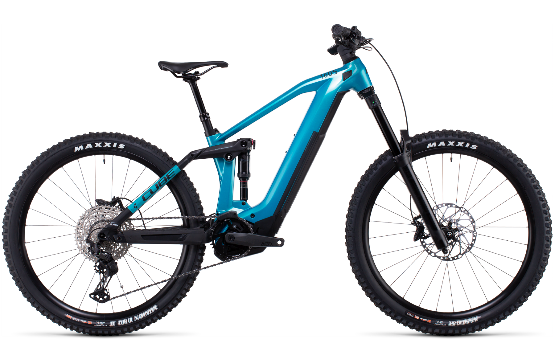 Bild von Fahrrad CUBE Stereo Hybrid 160 HPC SL 625 27.5 aquamarine´n´black (2022) E-Bikes