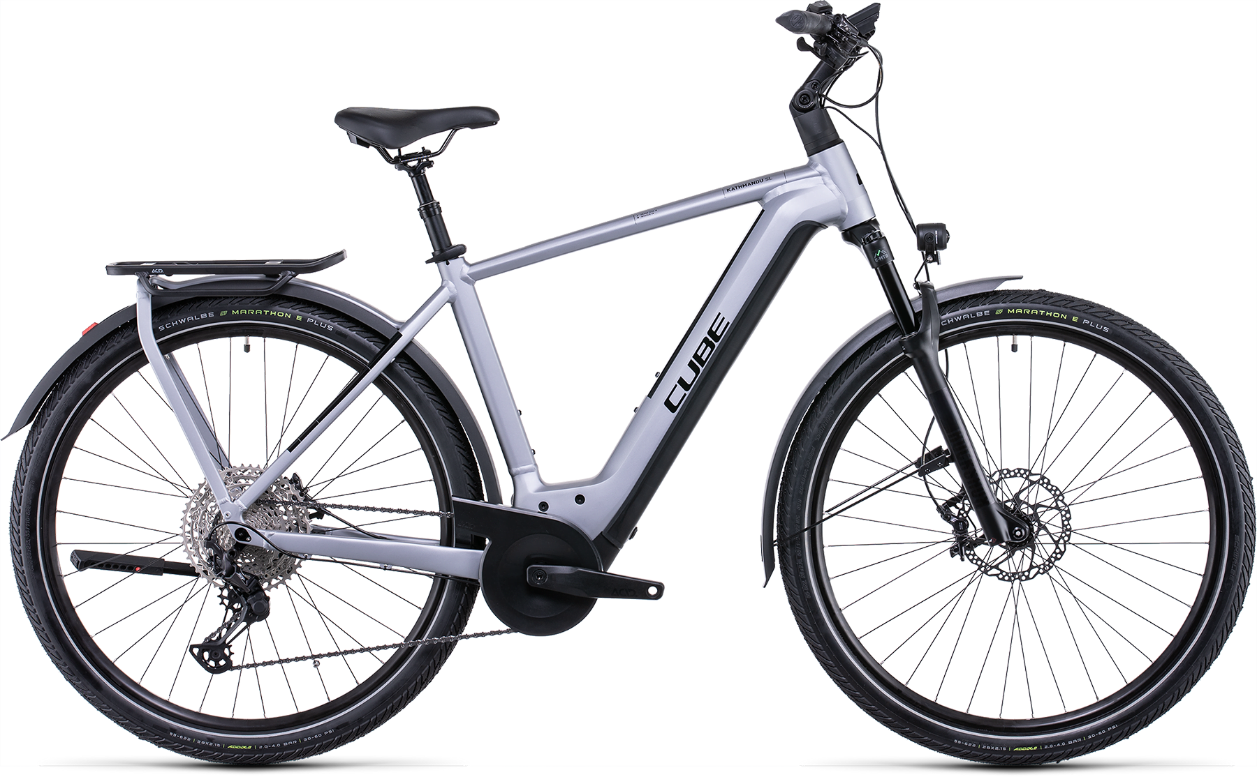 Bild von Fahrrad CUBE Kathmandu Hybrid SL 750 polarsilver´n´black (2022) E-Bikes