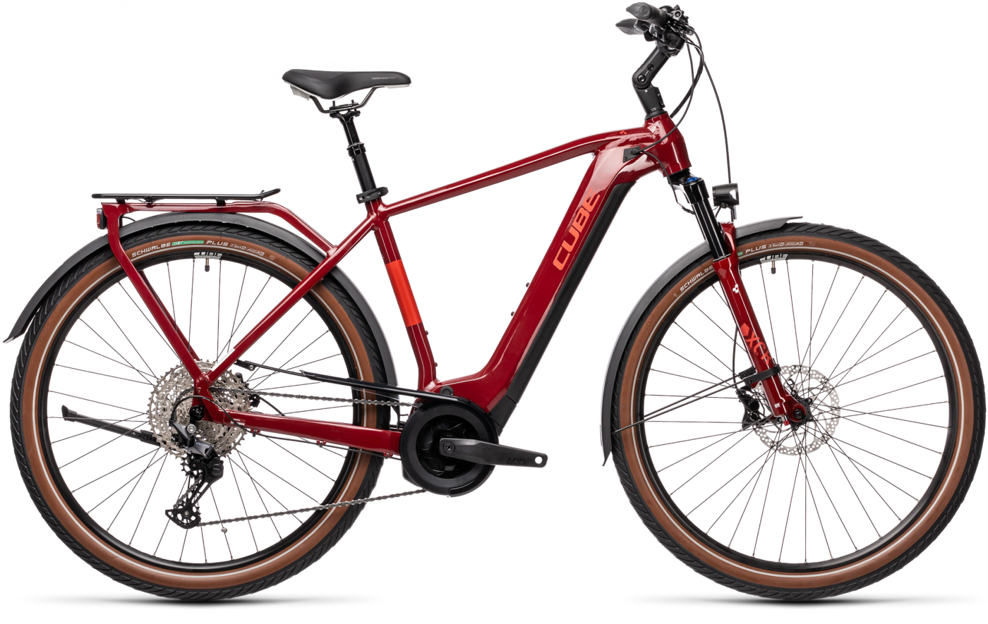 Bild von Fahrrad CUBE Touring Hybrid EXC 625 red´n´grey (2021) CUBE City & Tour E-Bikes