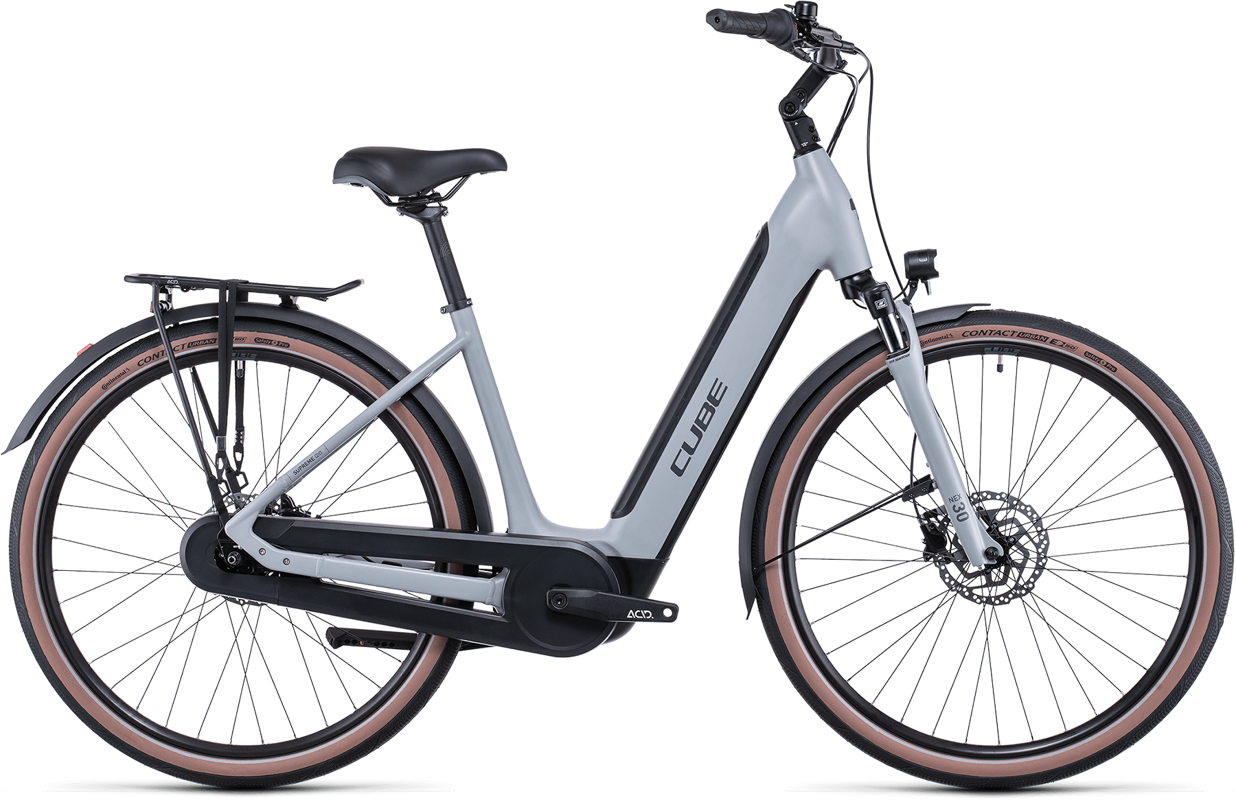 Bild von Fahrrad CUBE Supreme Hybrid ONE 500 lunar´n´grey Easy Entry (2022) CUBE City & Tour E-Bikes