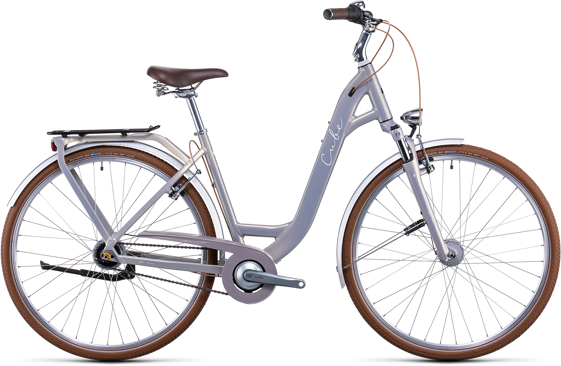 Bild von Fahrrad CUBE Ella Cruise pearlysilver´n´white Easy Entry (2022) CUBE Bikes