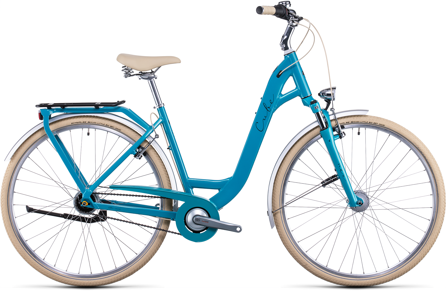 Bild von Fahrrad CUBE Ella Cruise aquamarine´n´black Easy Entry (2022) CUBE Bikes