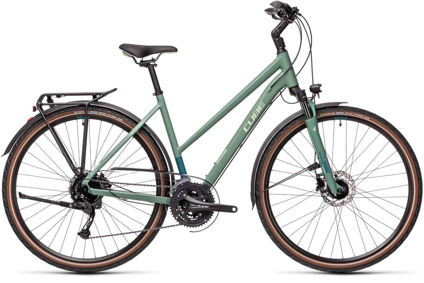 Bild von Fahrrad CUBE Touring EXC greenblue´n´bluegreen Trapeze (2021) CUBE Bikes